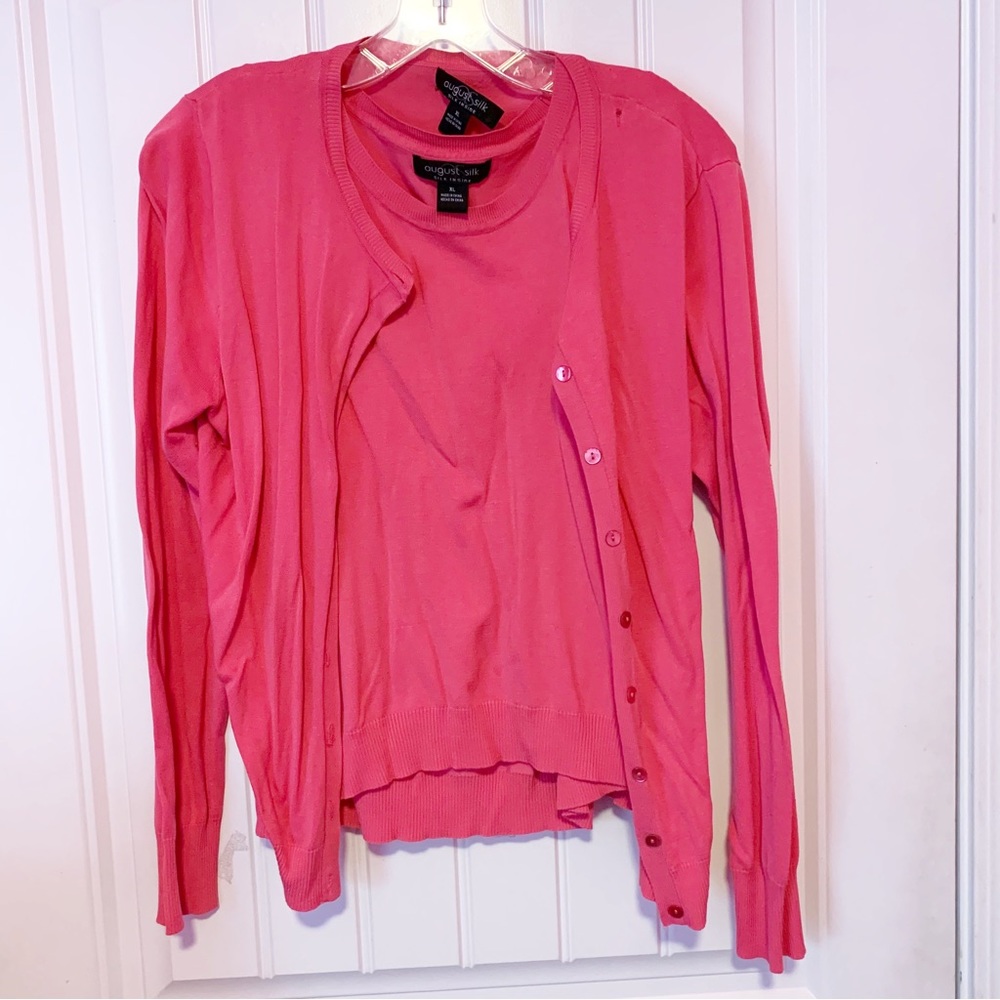 August Silk Coral Twinset